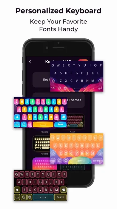 Font Party: New Keyboard Fonts Screenshots