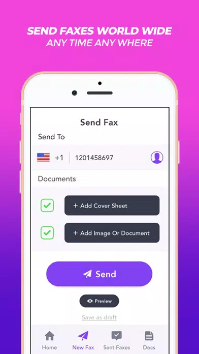 Simple Fax - Fax From iPhone Screenshots