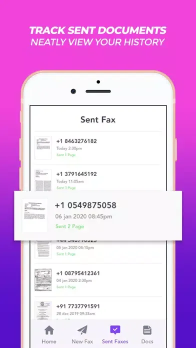 Tangkapan layar Simple Fax - Fax From iPhone