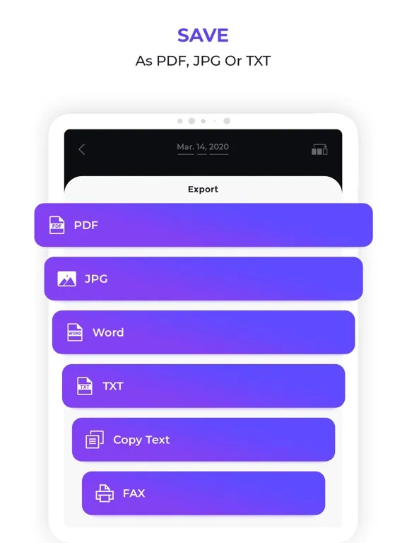 Simple Scan: Docs, PDF, OCR iPad  Screenshots
