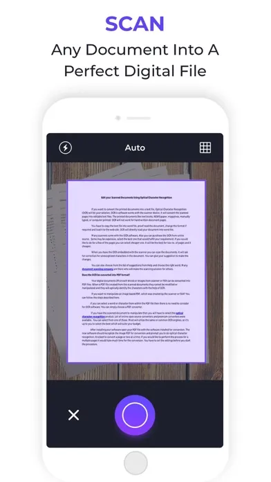 Simple Scan: Docs, PDF, OCR Screenshots
