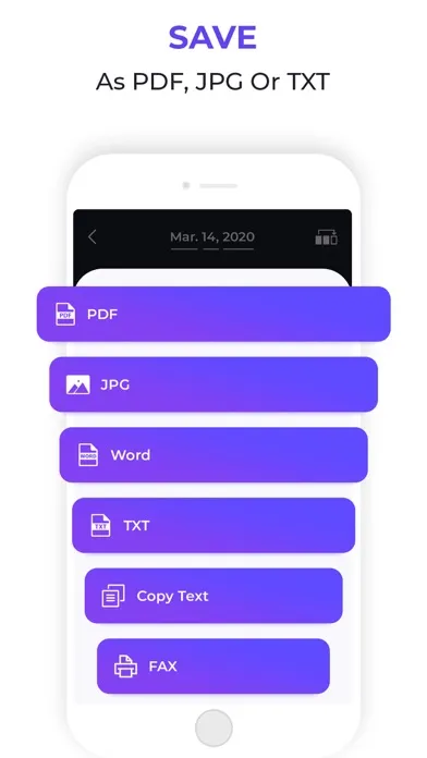 Simple Scan: Docs, PDF, OCR Screenshots