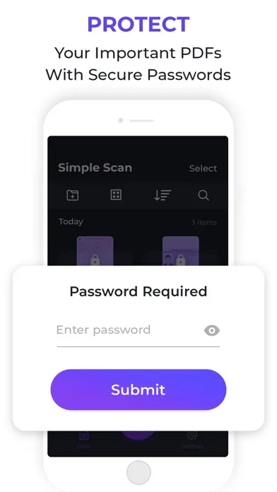 Simple Scan: Docs, PDF, OCR Screenshots