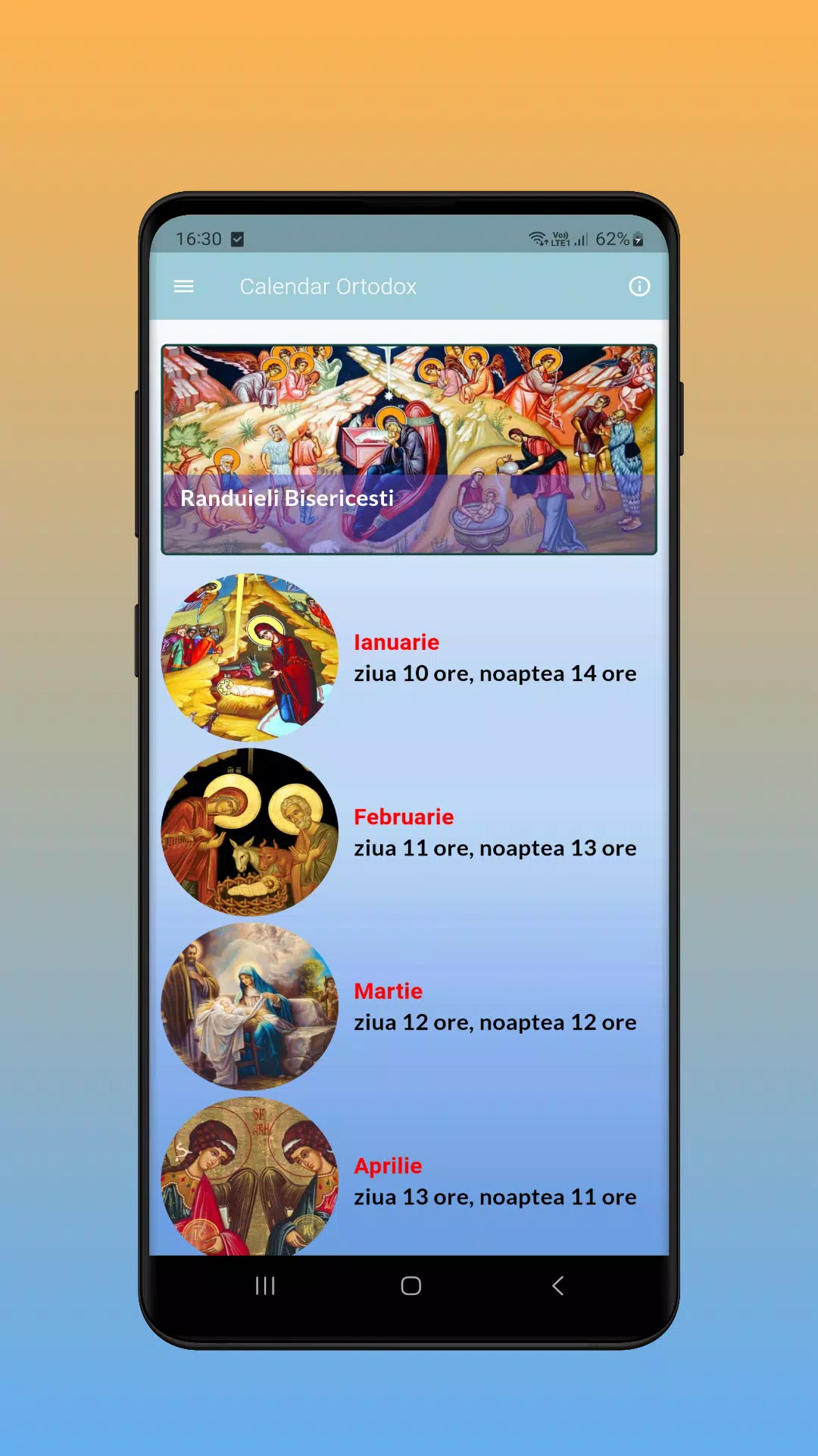 Calendar Ortodox 2024App-Screenshots1