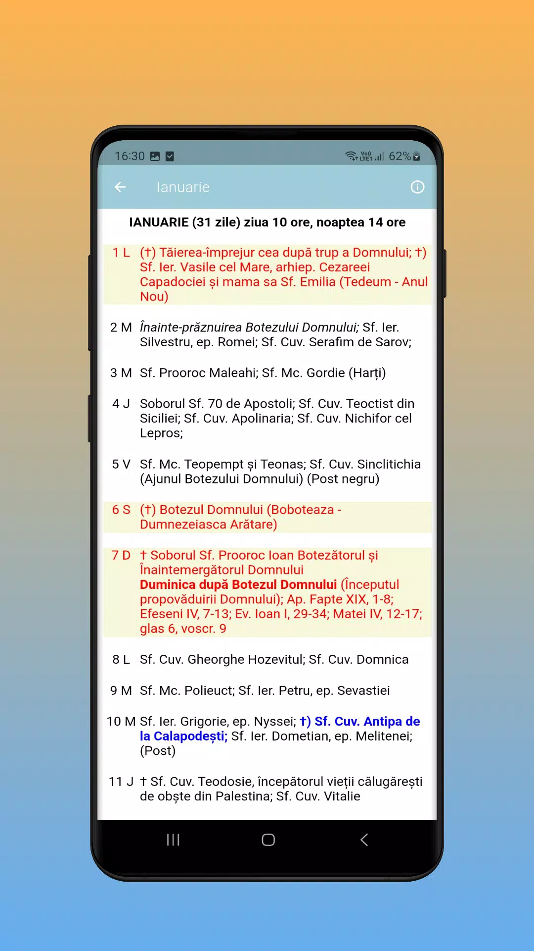 Calendar Ortodox 2024App-Screenshots2