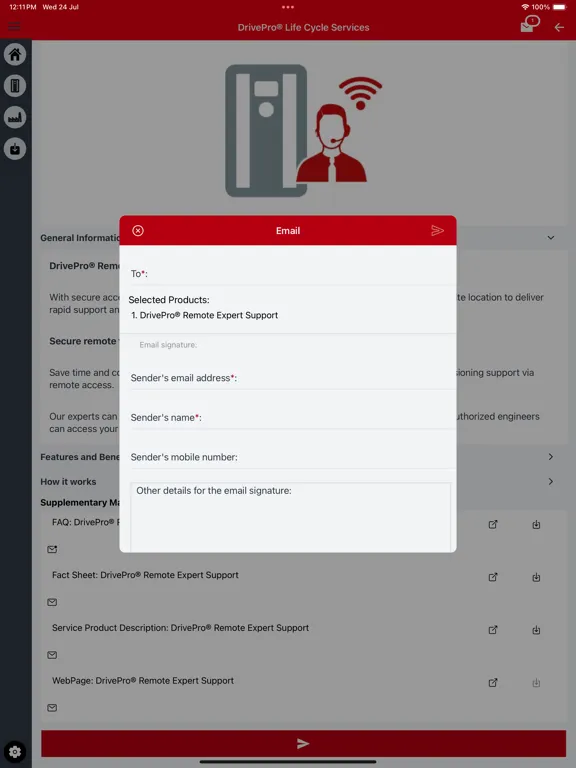 Zrzuty ekranu MyDrive® Portfolio iPad