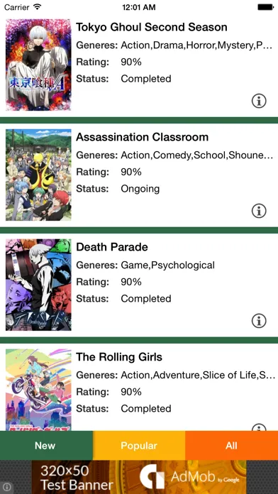 Zrzuty ekranu Manga Movies - Manga For You