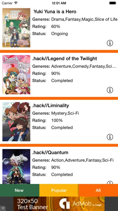 Zrzuty ekranu Manga Movies - Manga For You