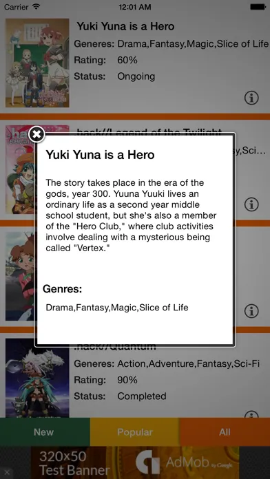 Zrzuty ekranu Manga Movies - Manga For You