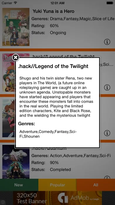Zrzuty ekranu Manga Movies - Manga For You