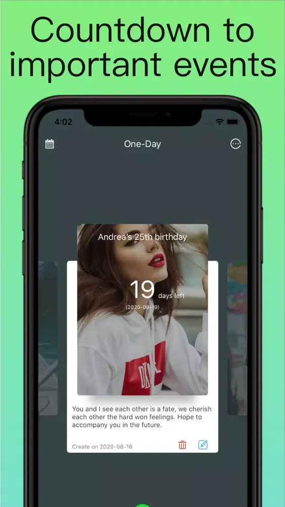 One Day - Day counter স্ক্রিনশট