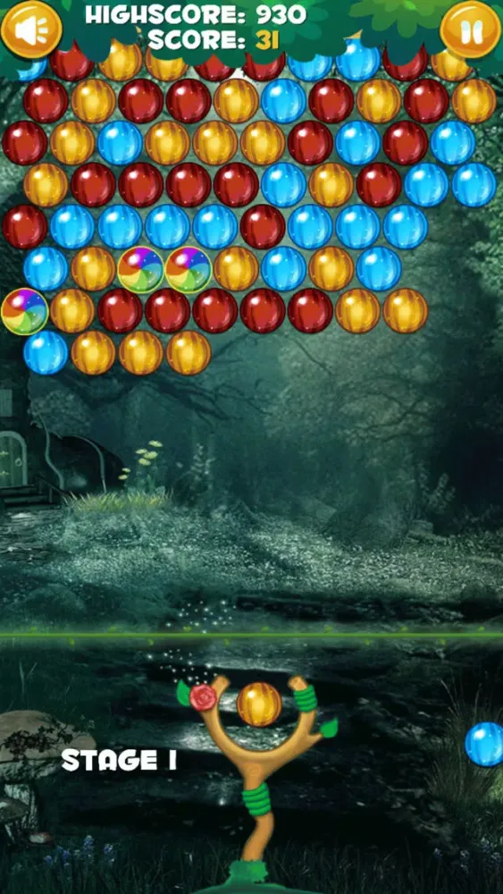 Screenshot di Woodland Bubble
