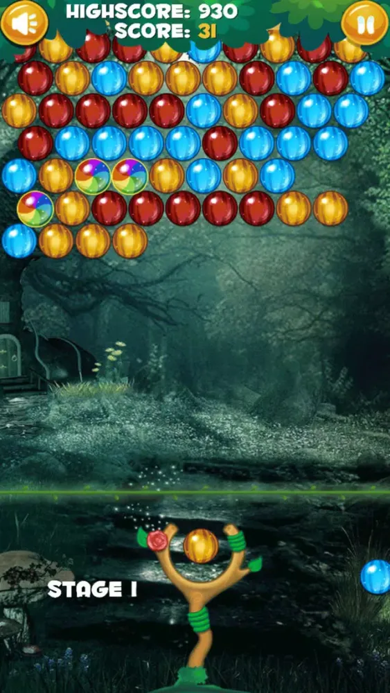 Screenshot di Woodland Bubble