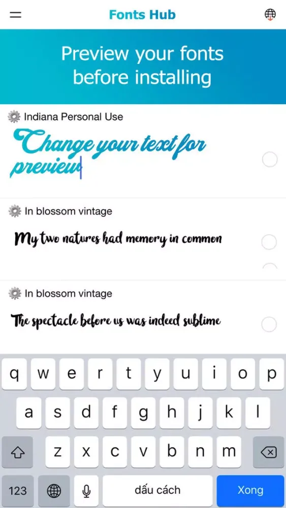 Fonts Hub Screenshots