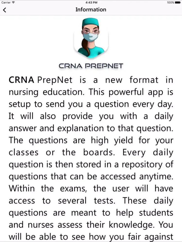 صور CRNAPrepNet iPad 