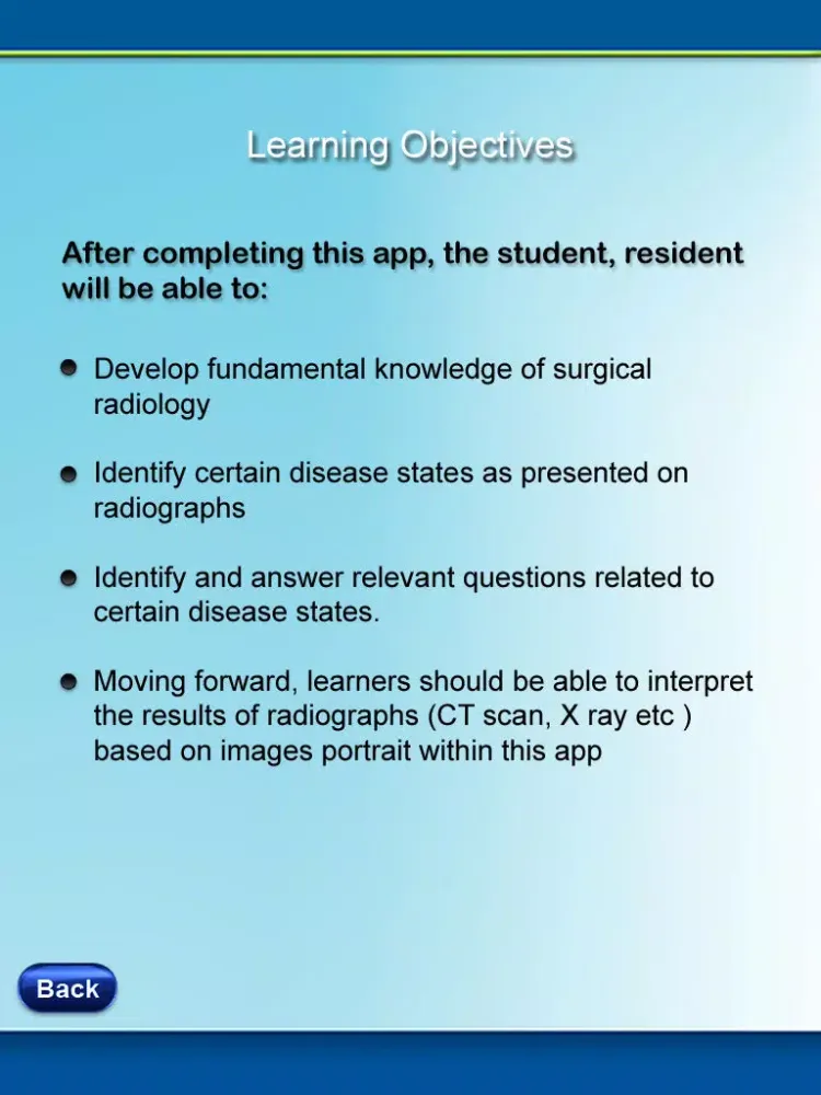 Captures d'écran de Surgical Radiology iPad 