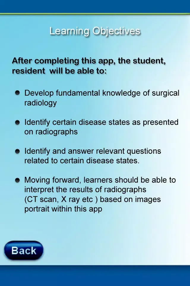 Captures d'écran de Surgical Radiology