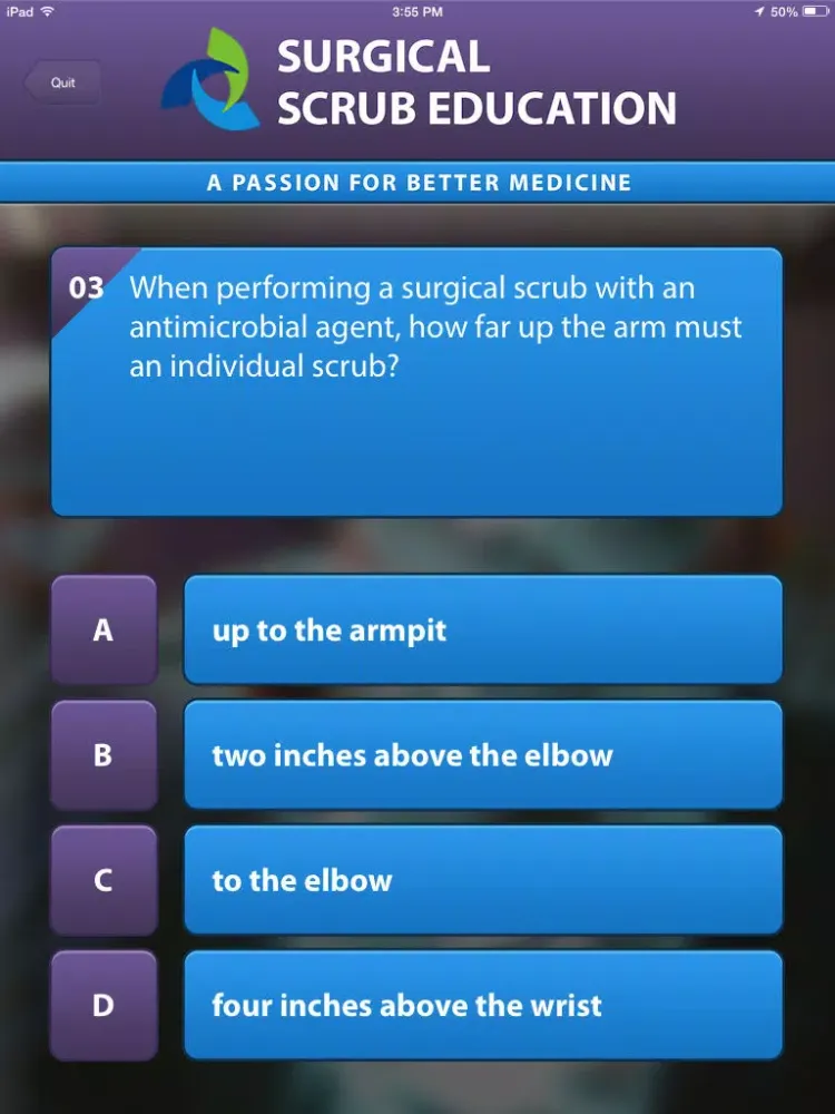 Surgical Scrub iPad  Screenshots