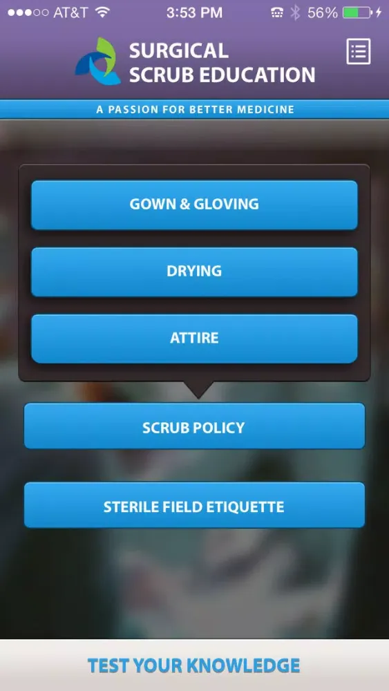 Surgical Scrub Screenshots