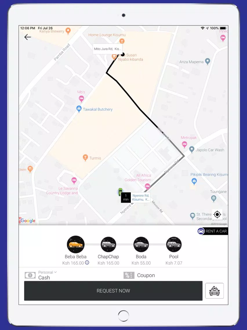 Dango Cabs iPad  स्क्रीनशॉट