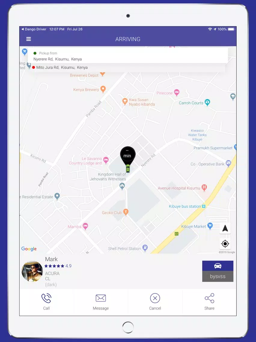 Dango Cabs iPad  स्क्रीनशॉट