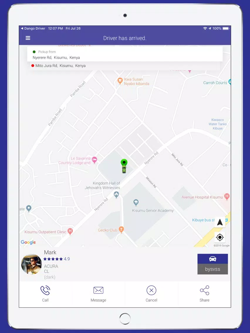 Dango Cabs iPad  स्क्रीनशॉट