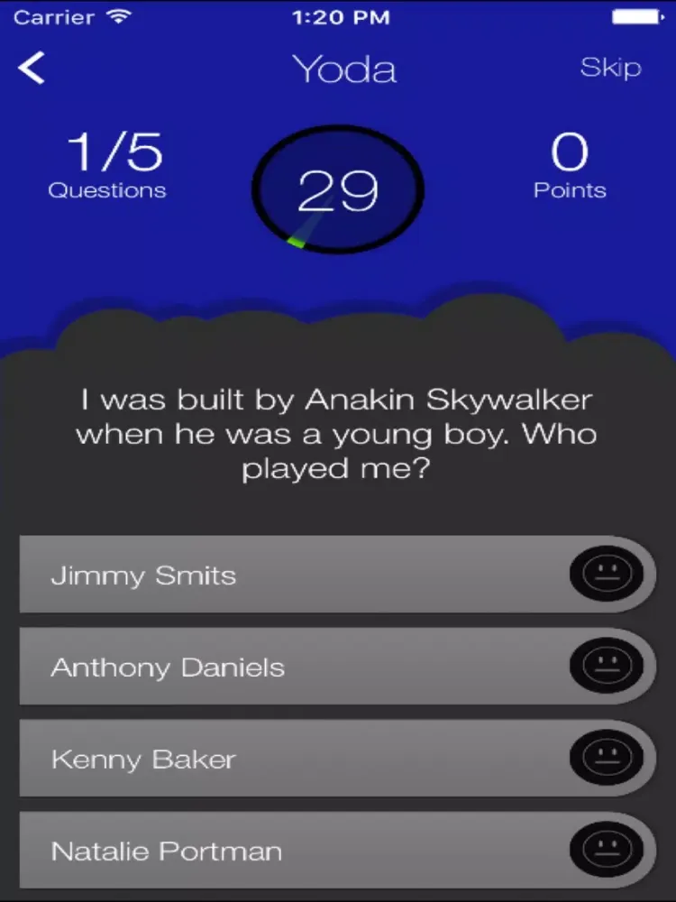 Ultimate Trivia for Jedi - Fun Star Wars Quiz iPad 应用截图