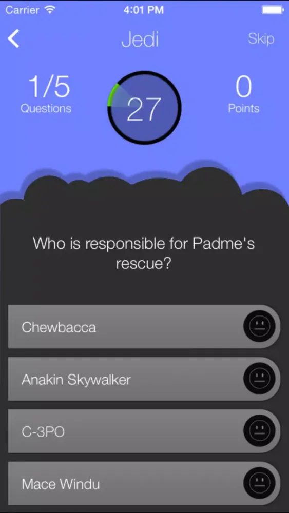 Ultimate Trivia for Star Wars - Fun Jedi Quiz Game سکرین شاٹس