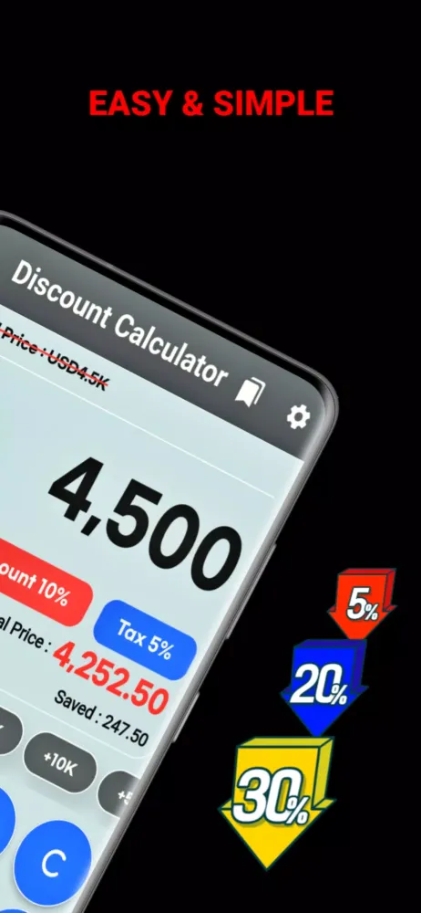 Discount Calculator Screenshots