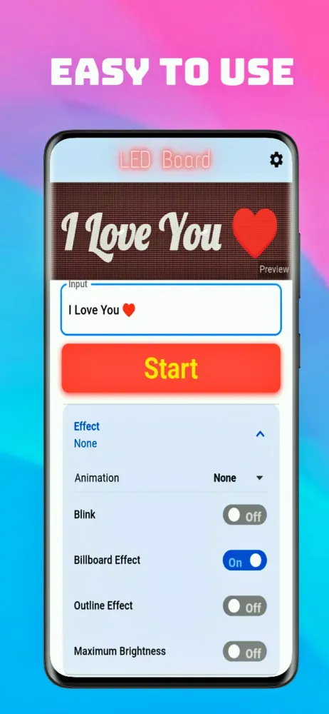 LED Banner Screenshots