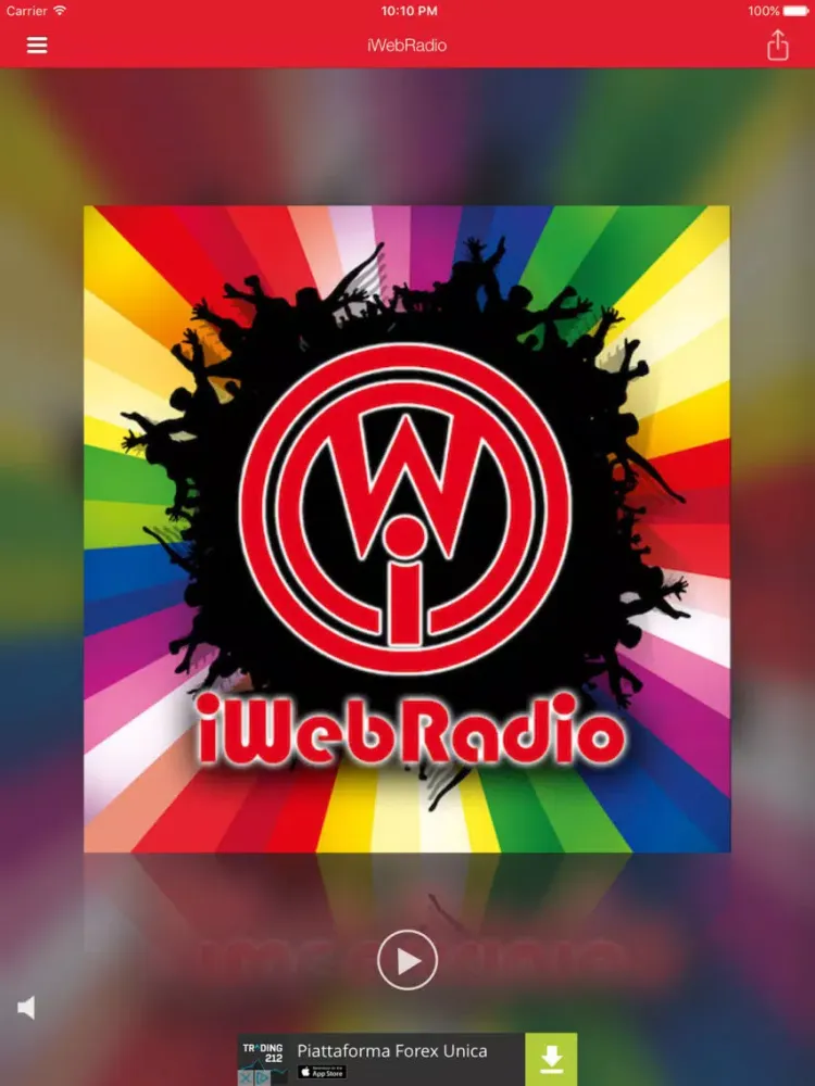 Скриншоты iWebRadio iPad 