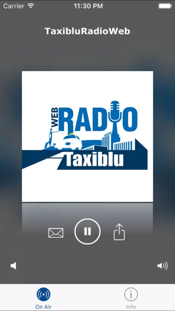Capturas de pantalla de TaxibluRadioWeb