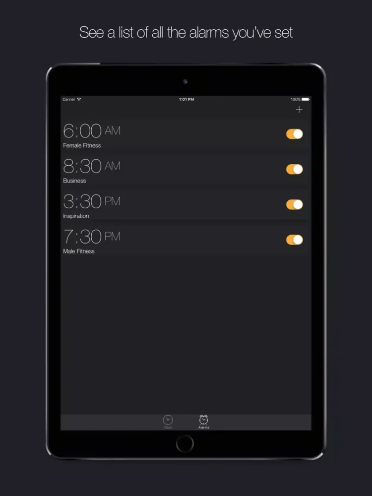 ภาพหน้าจอของ getup - Motivational Alarm Clock iPad 