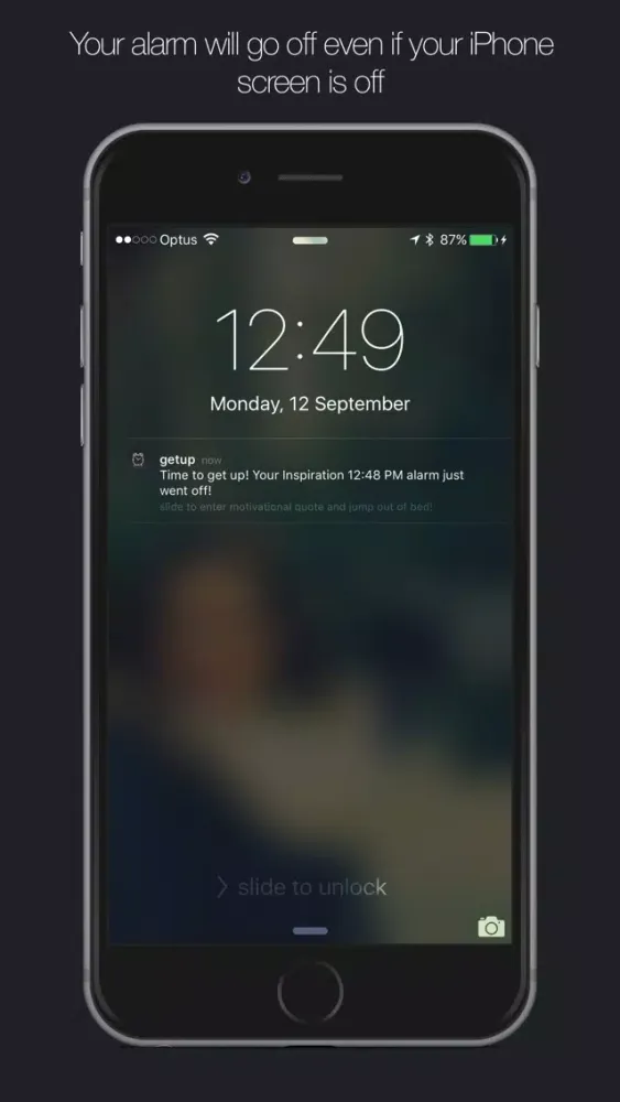 ภาพหน้าจอของ getup - Motivational Alarm Clock