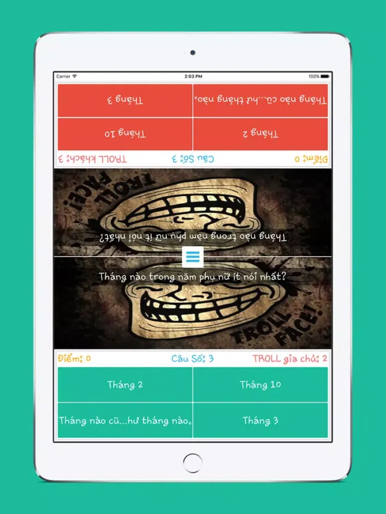 Ai Là Thánh TROLL 2016 iPad  スクリーンショット