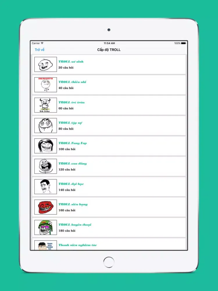 Ai Là Thánh TROLL 2016 iPad  スクリーンショット