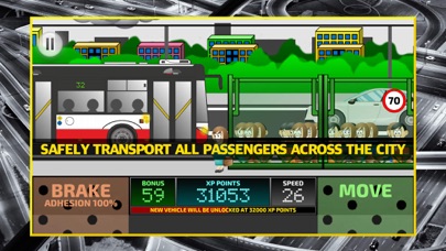 Tangkapan skrin City Bus Driving Simulator 2D