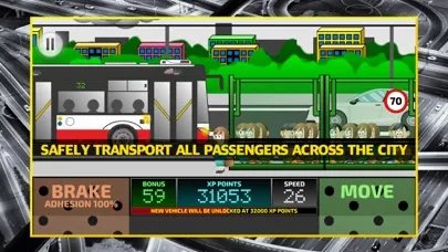 Capturas de tela do City Bus Driving Simulator 2D
