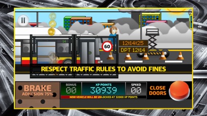 Tangkapan skrin City Bus Driving Simulator 2D