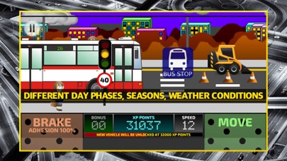 Tangkapan skrin City Bus Driving Simulator 2D