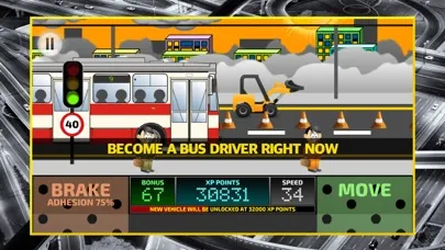 Capturas de tela do City Bus Driving Simulator 2D