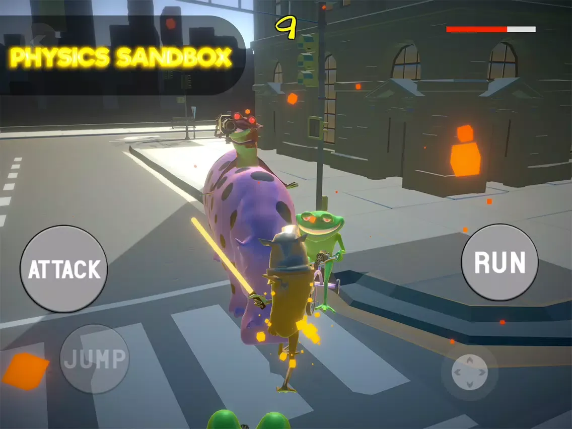 تصاویر AMAZING BEAST FROG: BATTLE iPad 