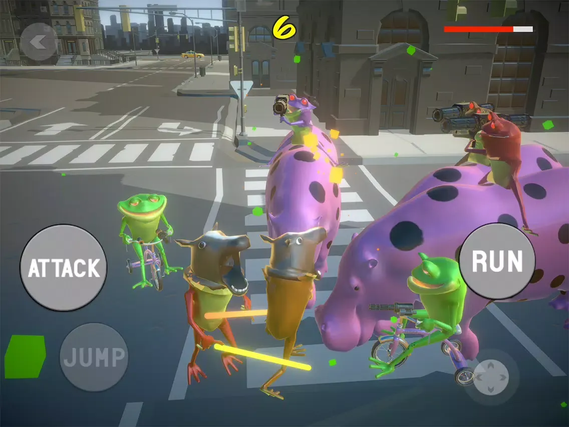 تصاویر AMAZING BEAST FROG: BATTLE iPad 