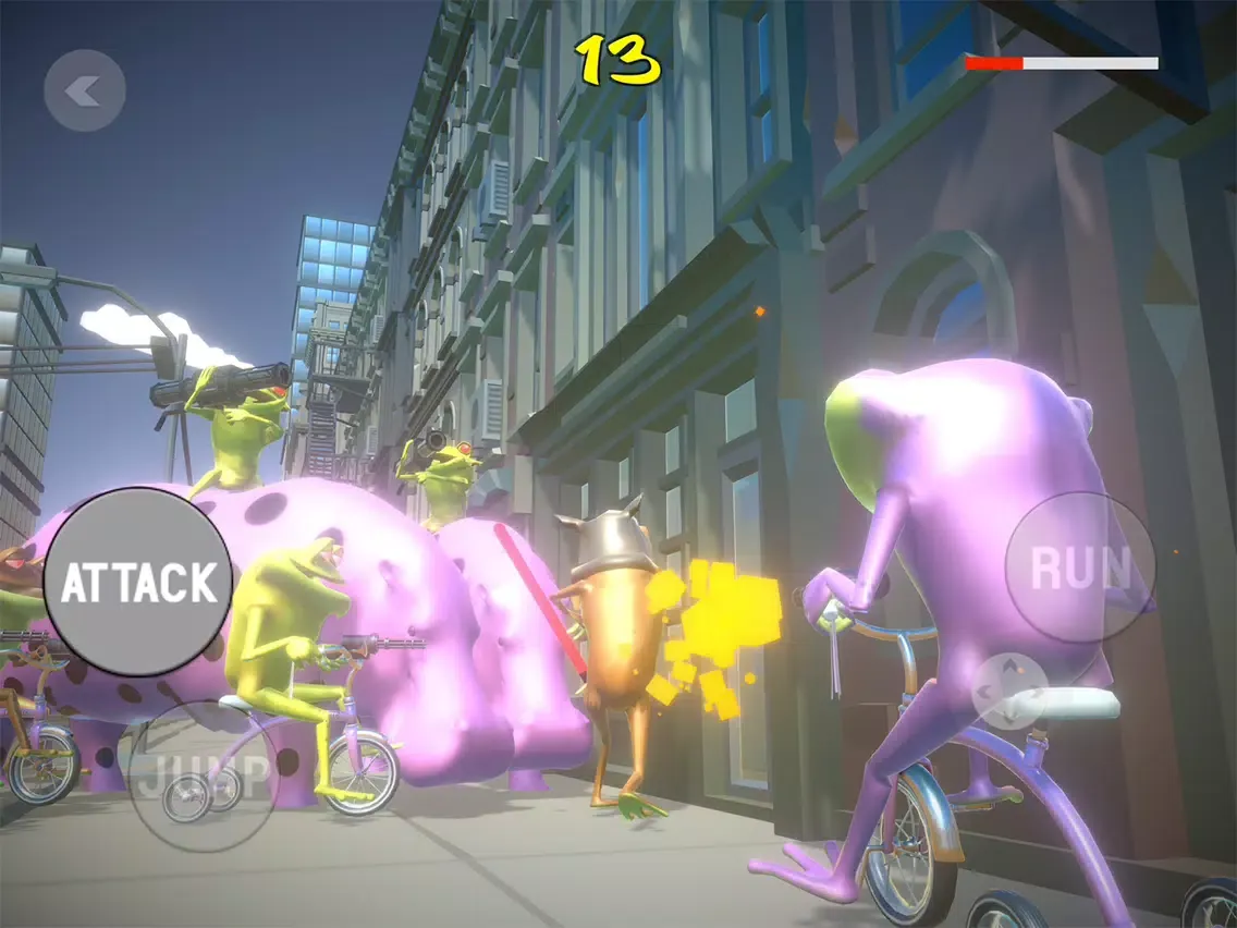 تصاویر AMAZING BEAST FROG: BATTLE iPad 