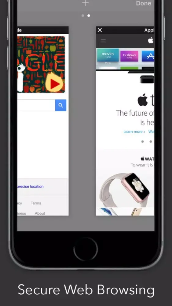 Minus - Secure, Anti-Popup Web Browser Screenshots
