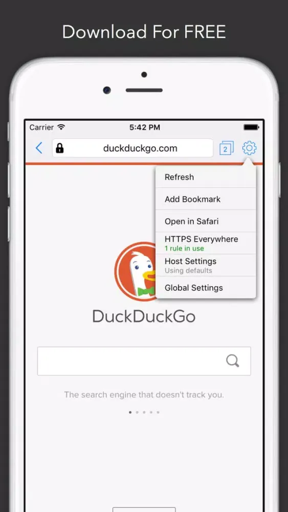 Minus - Secure, Anti-Popup Web Browser Screenshots
