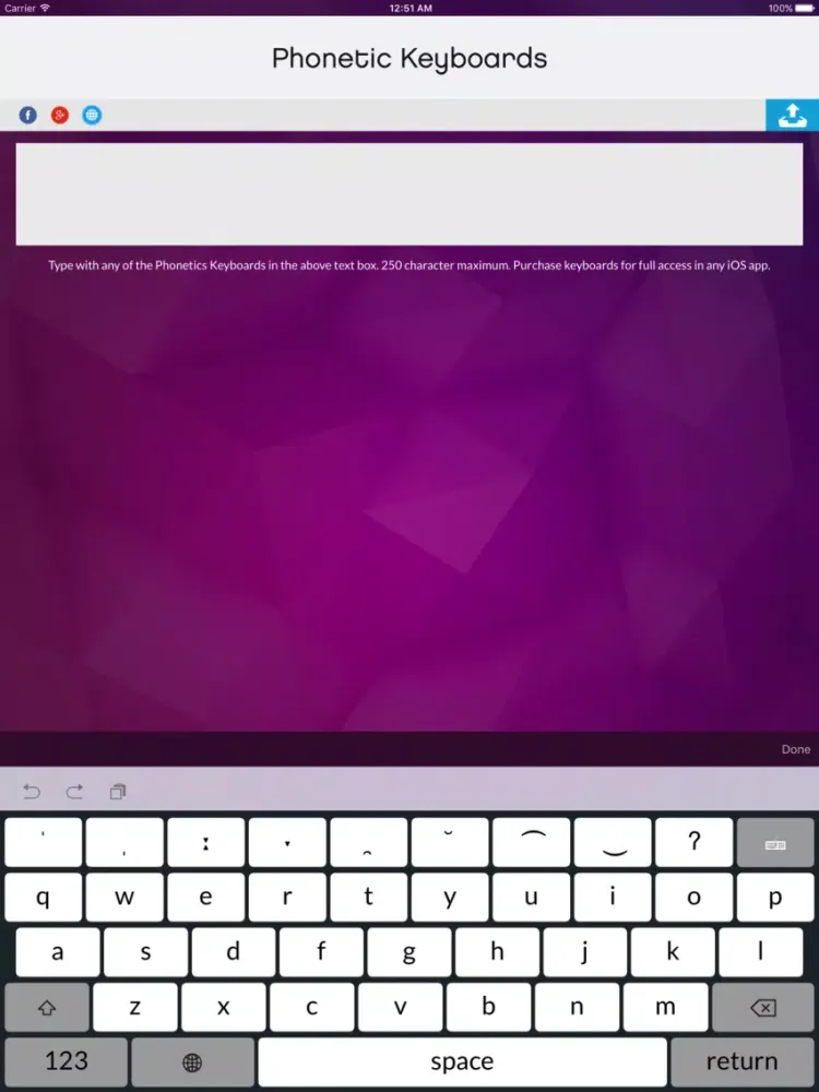 تصاویر Phonetic Keyboards iPad 
