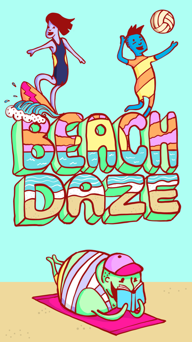 Beach Daze Stickers سکرین شاٹس