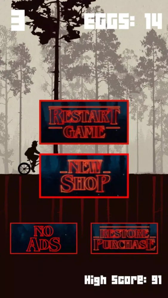 Tangkapan skrin Stranger Upside Down World