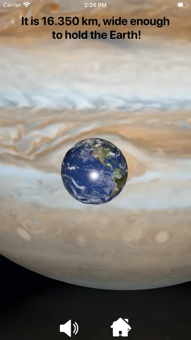 Ảnh chụp màn hình của Universe Size Comparison